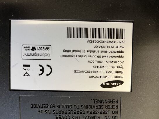 26" LED Samsung TV LE26B455C4W