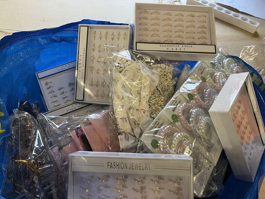 3 poser Ringe, hårklemmer + accessories