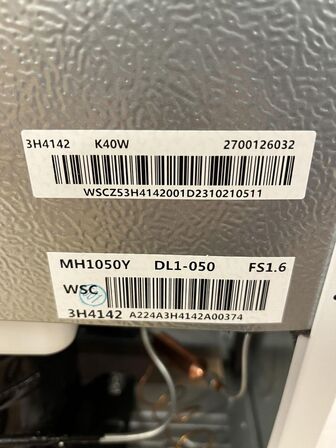 bord Køleskab WASCO K40W + sækkevogn