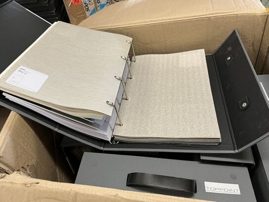 5 ks. Gardin stof prøver