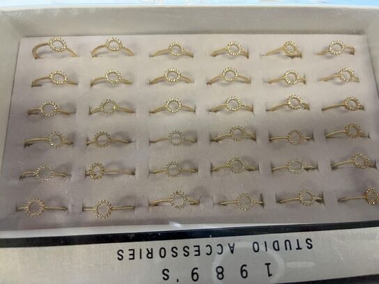 3 poser Ringe, hårklemmer + accessories