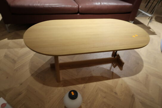 Sofabord FOGIA Koku / Oval Large - Lacquered Oak
