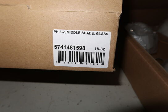 Lampeskærm LOUIS POULSEN PH 3-2, MIDDLE SHADE, GLASS