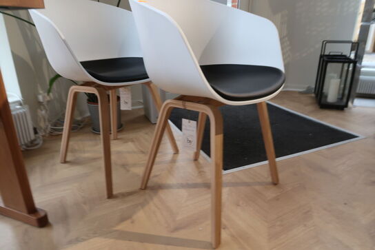 2 stk. spisebordsstole HAY AAC 22 Sædepolstret