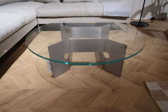 Sofabord FREDERICIA FURNITURE JG Cofee Table 6558 / Glass / Brushed