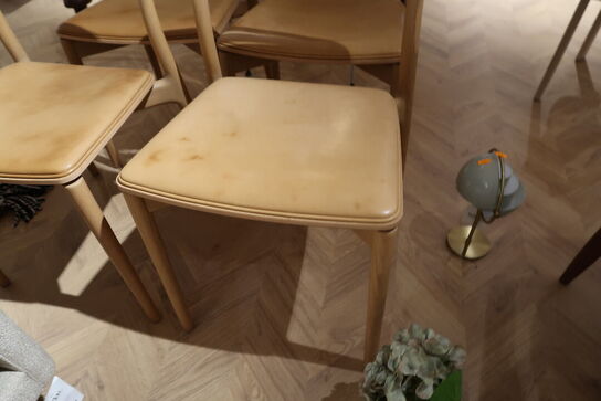 4 stk. spisebordsstole VIPP Cabin Chair - VIPP481 Vacona Stand / Light