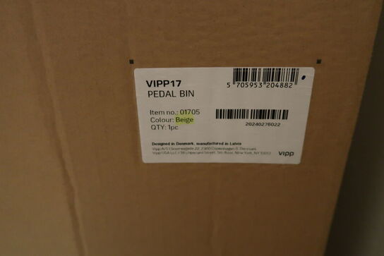 Pedalspand VIPP 17 Beige