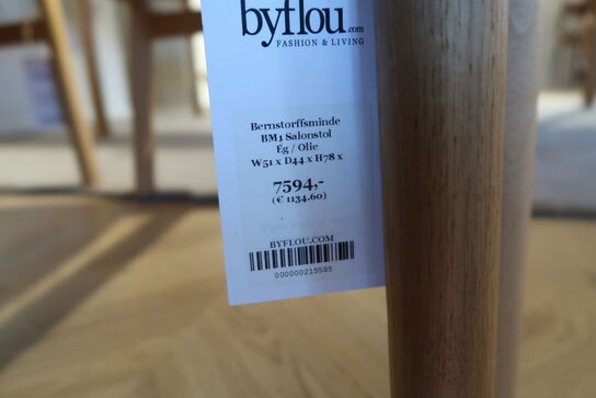 6 stk. spisebordsstole BERNSTORFFSMINDE BM1 Salonstol Eg / Olie