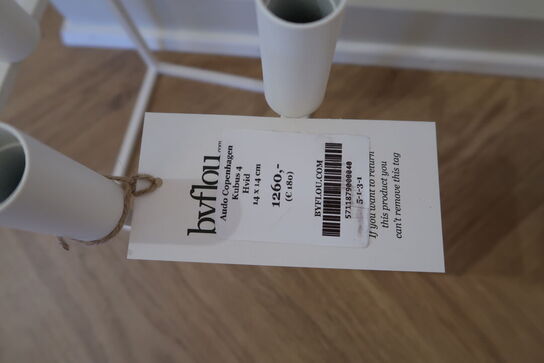 Lysestage AUDO COPENHAGEN Kubus 4 Hvid