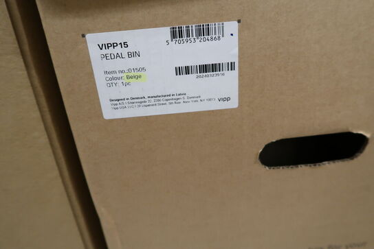 Pedalspand VIPP 15 Beige