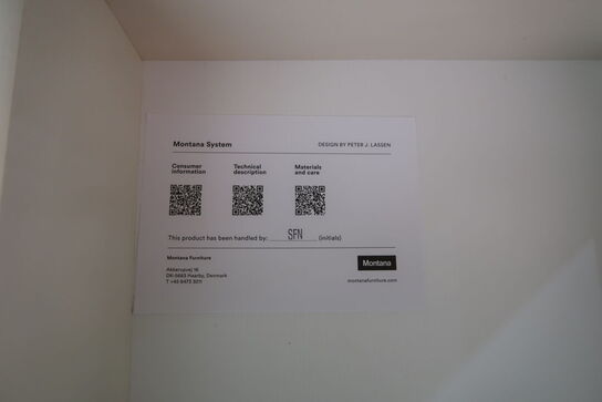 Reol/skabsystem MONTANA 