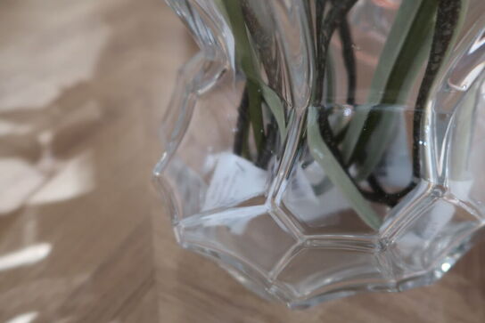 Vase HEIN STUDIO Reflection Clear med div. Kunstige blomster