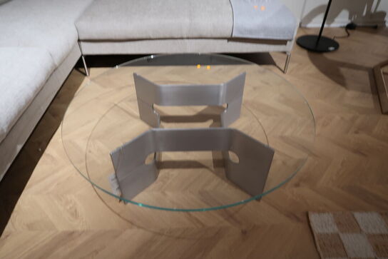 Sofabord FREDERICIA FURNITURE JG Cofee Table 6558 / Glass / Brushed