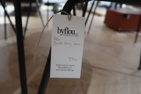 6 stk. spisebordsstole GUBI Beetle Dining Chair