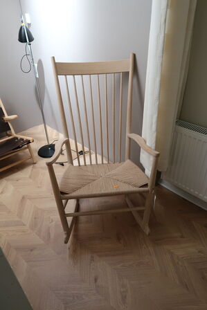Lænestol H.J. WEGNER Fredericia Furniture J16 Rocking Soaped Oak / Natural