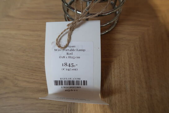 Bordlampe VERPAN Wire Portable Lamp Rød