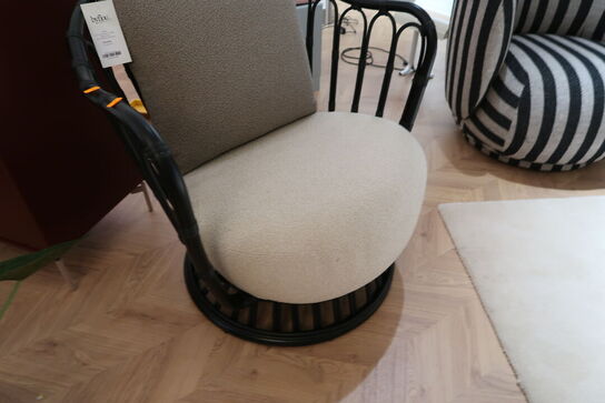 Lænestol GUBI Grace Outdoor Lounge Black Base