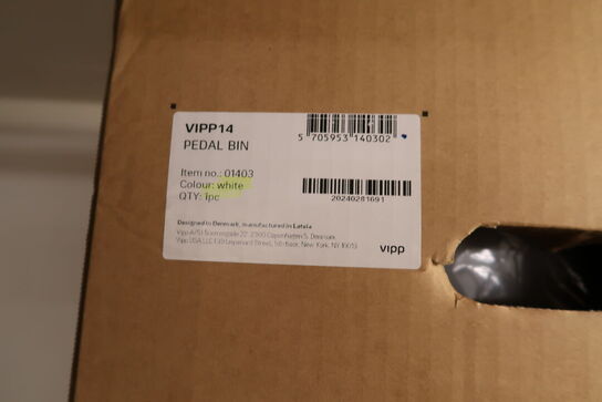 Pedalspand VIPP 14 Hvid