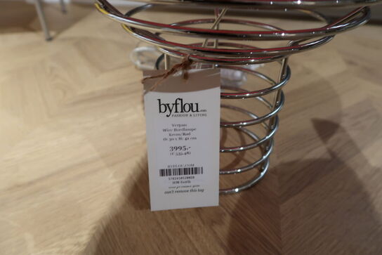 Bordlampe VERPAN Wire krom/rød