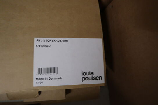 Lampeskærm LOUIS POULSEN PH 3½ TOP SHAPE, WHT