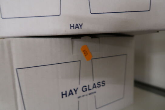 4 stk. glas HAY Glass Medium