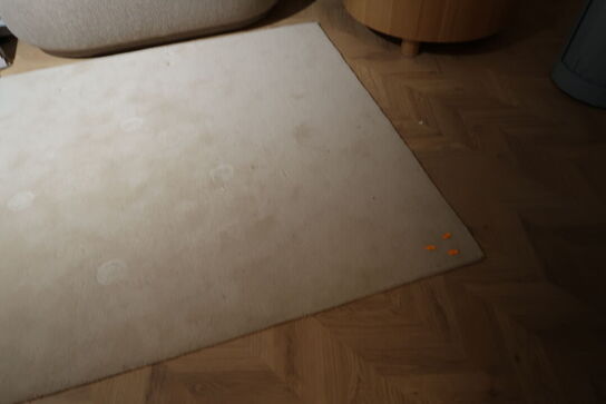 Gulvtæppe FERM LIVING Stille Tufted Rug Off White