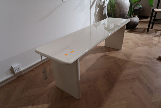 Spisebord FERM LIVING Rink Bnech 140 Eggshell