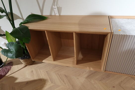 Reol/skabsystem VIPP Cabinet - Vipp675 H5: Light Oak Veneer