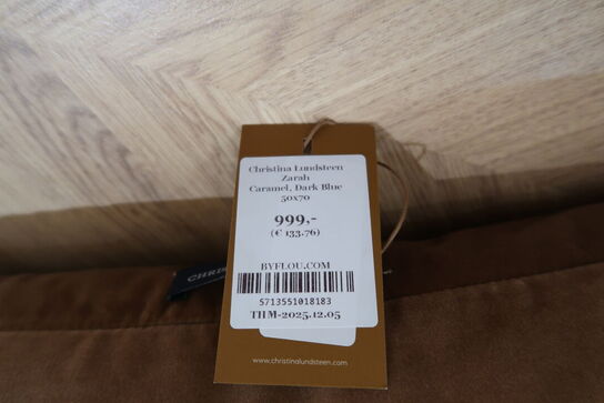 Pude CHRISTINA LUNDSTEEN Zarah Caramel, Dark Blue