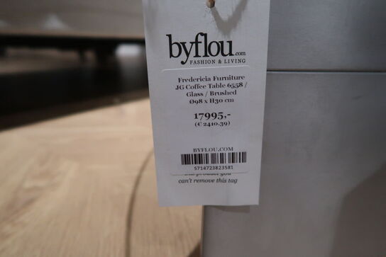 Sofabord FREDERICIA FURNITURE JG Cofee Table 6558 / Glass / Brushed