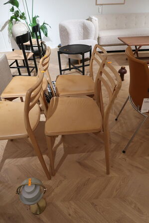 4 stk. spisebordsstole VIPP Cabin Chair - VIPP481 Vacona Stand / Light