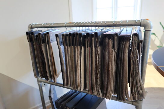 Stativ med div. Vareprøver