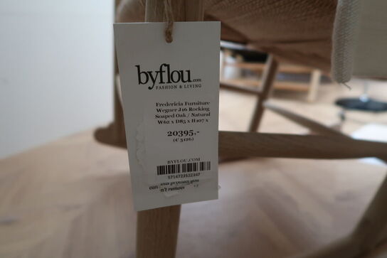 Lænestol H.J. WEGNER Fredericia Furniture J16 Rocking Soaped Oak / Natural