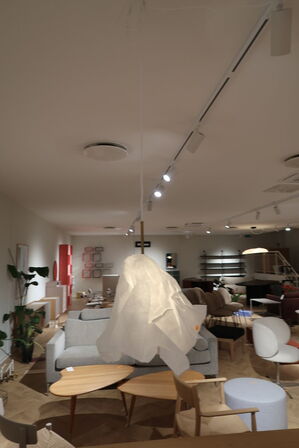 Pendel A. PETERSEN Lamp By Poul White/Brass