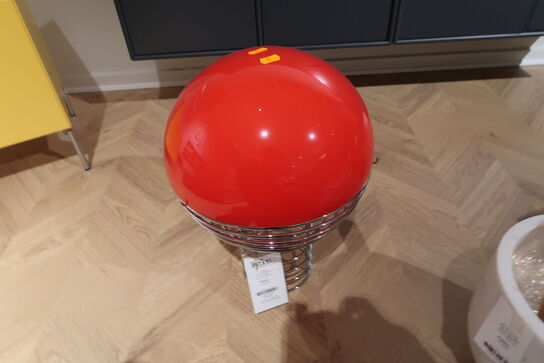 Bordlampe VERPAN Wire krom/rød