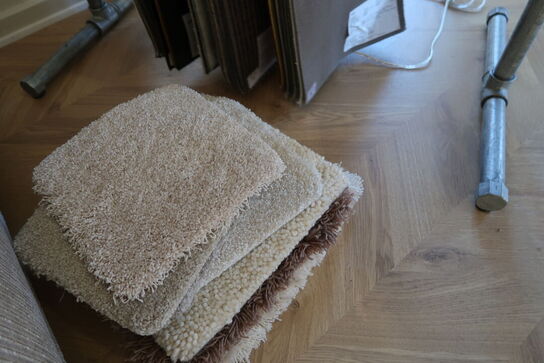 Stativ med div. Vareprøver