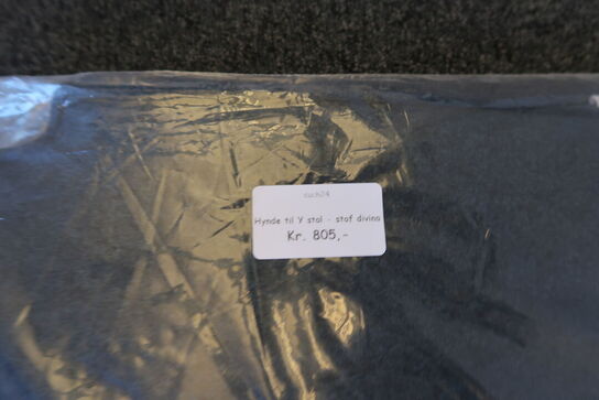 2 stk. hynder til y-stol i stof