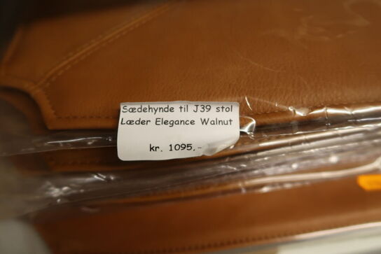 Hynde J39 stol Læder Elegance Walnut