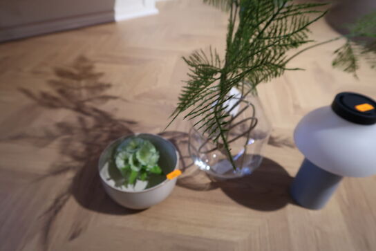 Bordlampe HAY PC, vase m.m.