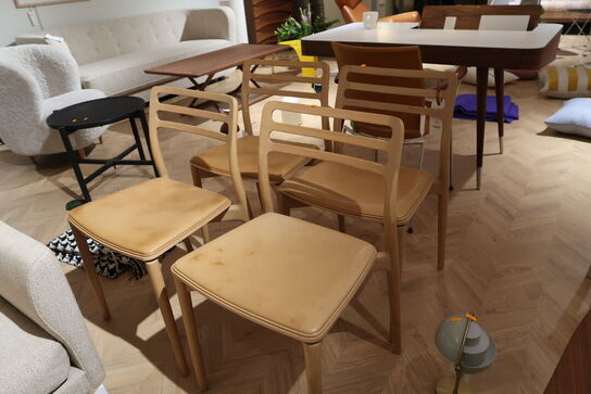 4 stk. spisebordsstole VIPP Cabin Chair - VIPP481 Vacona Stand / Light