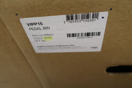 Pedalspand VIPP 15 Hvid