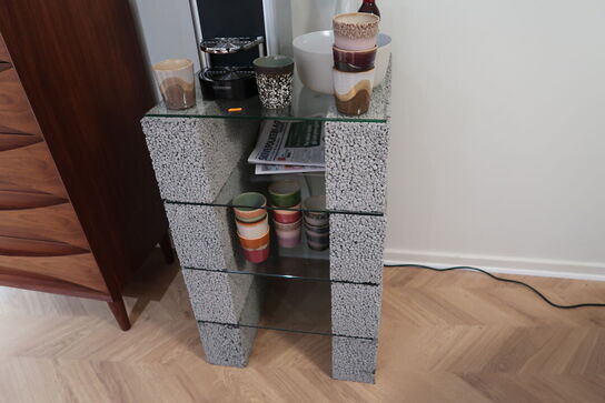 Reolsystem med kaffemaskine NESPRESSO