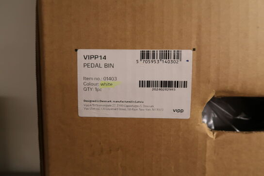 Pedalspand VIPP 14 Hvid