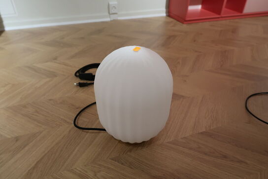 Bordlampe NORDIC TALES Bright Modeco Table Glass/Brass - Black