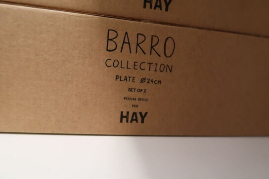 2 stk. tallerkner HAY Barro Collection Ø24cm
