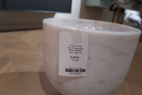 Champagnekøler FERM LIVING Alza Champagne White Marble