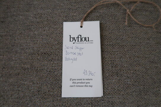 Lænestol SVEND SKIPPER Bamse STol Hallingdal med skammel