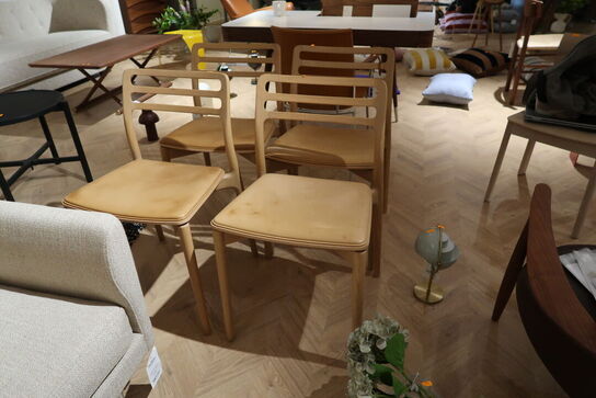 4 stk. spisebordsstole VIPP Cabin Chair - VIPP481 Vacona Stand / Light