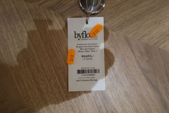 Lænestol H.J. WEGNER Fredericia Furniture Ox Chair 1000 Max 95 Cognac