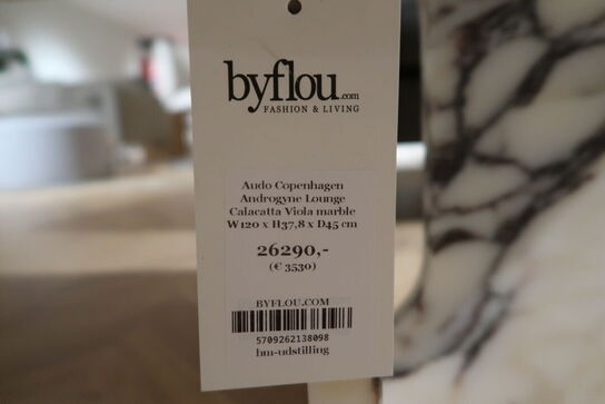 Sofabord AUDO COPENHAGEN Androgyne Lounge Calacatta Viola Marble